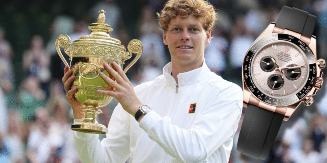 O Rolex de ouro rosa que brilhou no pulso do campeão de Wimbledon