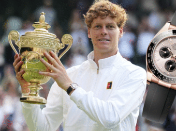 O Rolex de ouro rosa que brilhou no pulso do campeão de Wimbledon