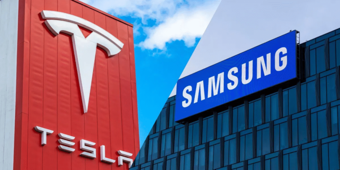 Tesla e Samsung fecham contrato de US$ 16,5 bilhões para fabricar chips de IA no Texas