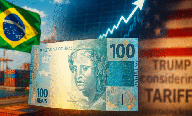 Real lidera valorização global ante o dólar no último mês