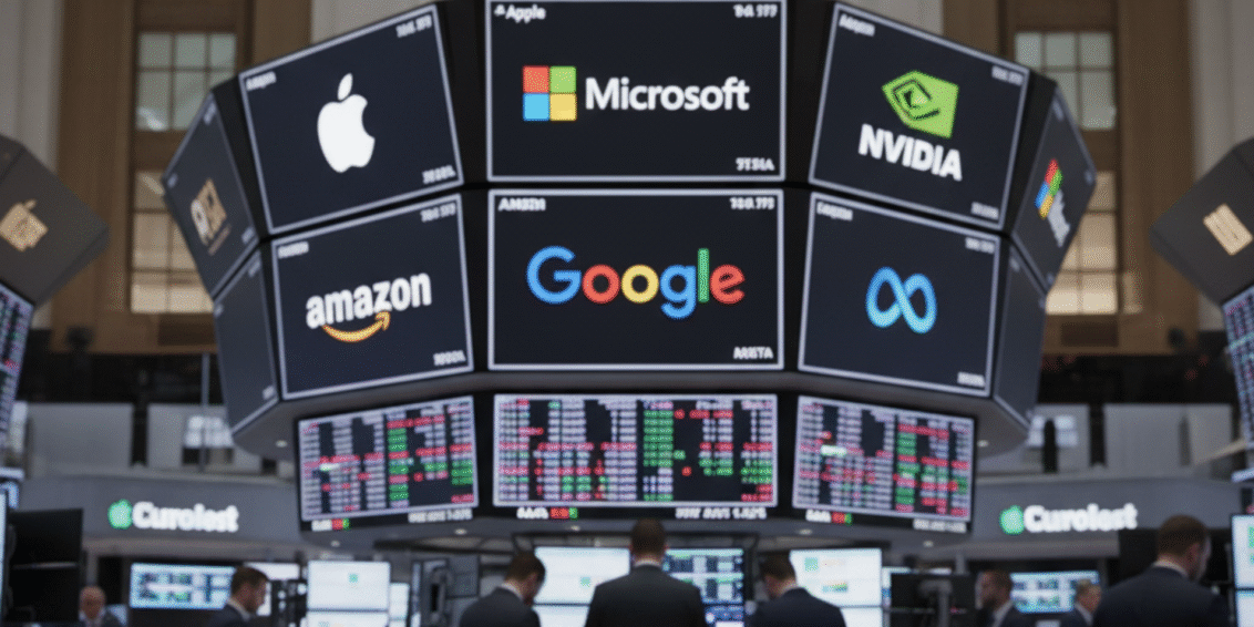 Apple, Microsoft, Amazon… Por que 5 das “7 Magníficas” estão no negativo em 2025 e até as vencedoras perdem para o Ibovespa