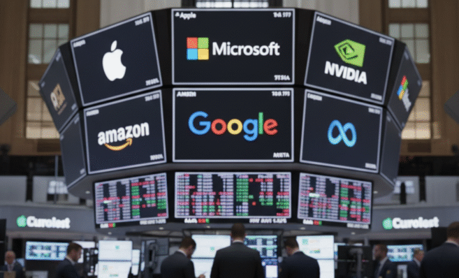 Apple, Microsoft, Amazon… Por que 5 das “7 Magníficas” estão no negativo em 2025 e até as vencedoras perdem para o Ibovespa