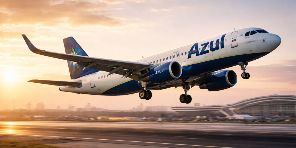 Azul deixa o Chapter 11 após cortar US$ 2,5 bilhões em dívidas e redesenha seu plano de crescimento