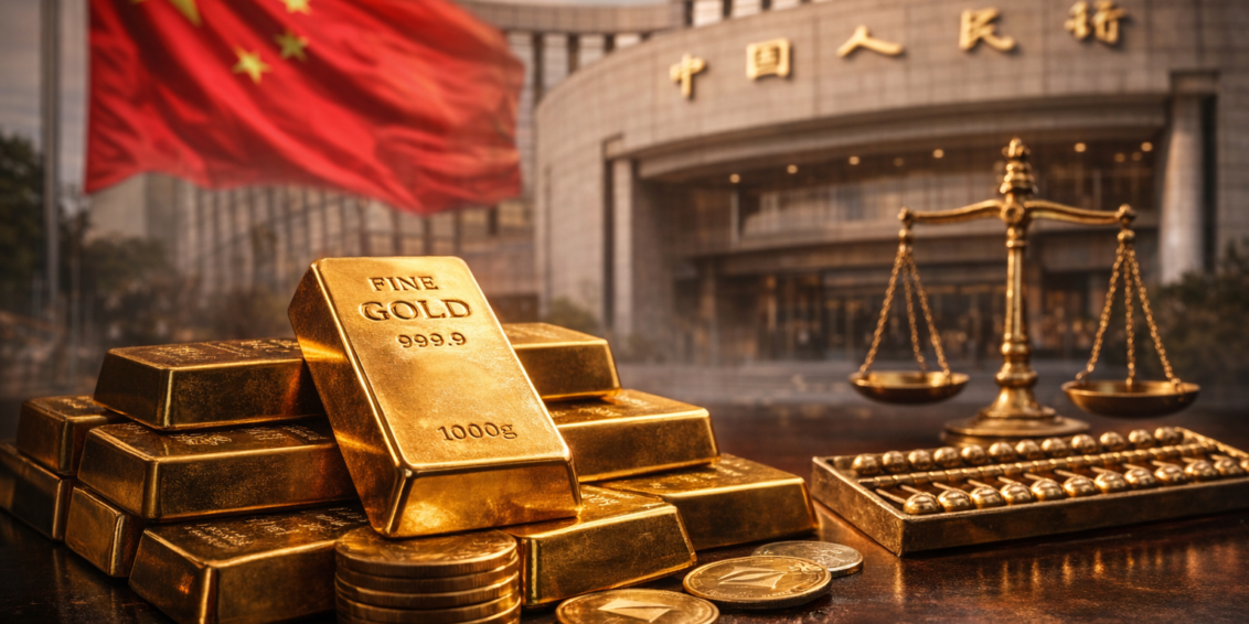 Mesmo após correção recente, China mantém compras de ouro